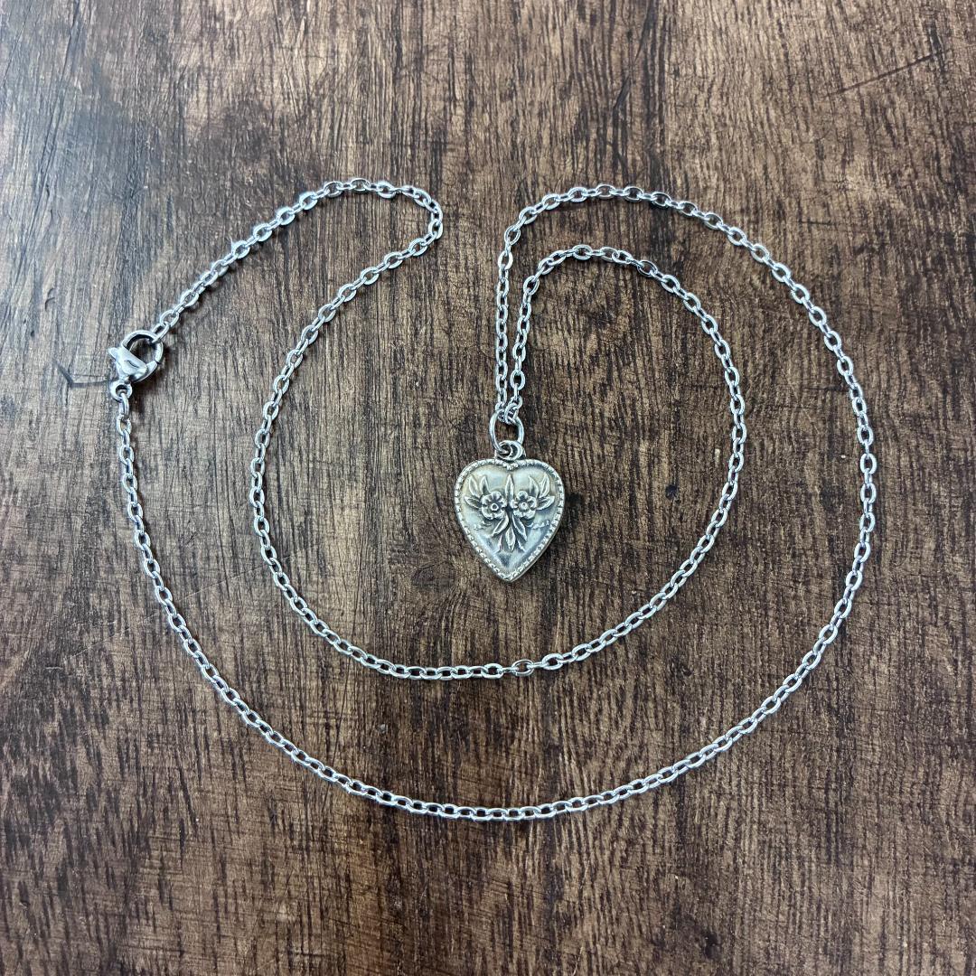 スウィートハートジュエリー 勿忘草 ドット シルバー ヴィンテージ