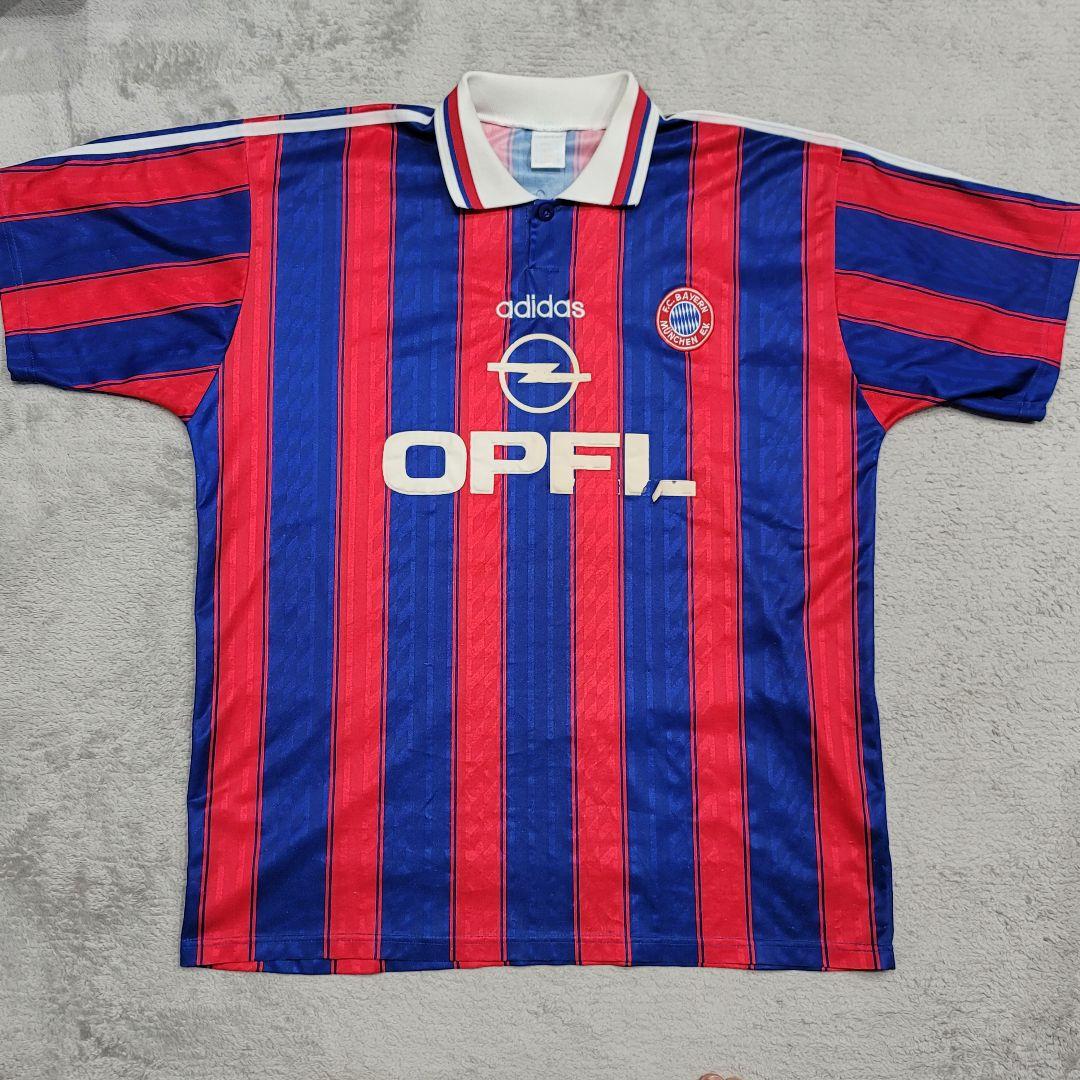 バイエルン・ミュンヘン 95 ユニフォーム 5番 ヘルマー adidas 赤 青