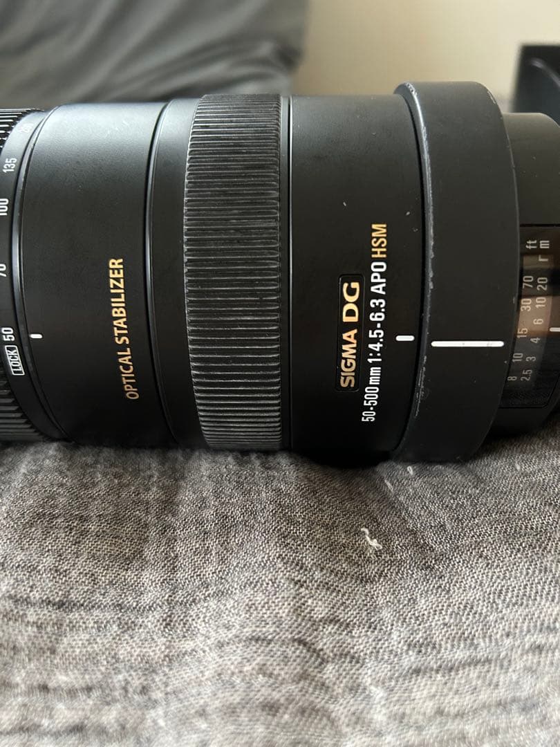 SIGMA 50-500mm F4.5-6.3 望遠レンズ