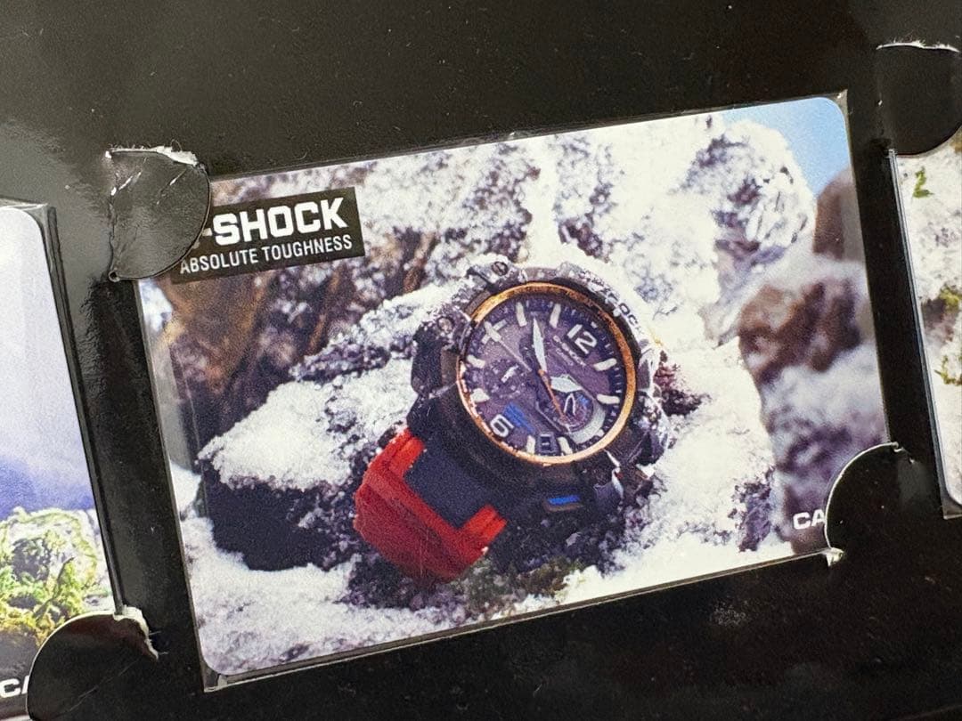 ٩( ᐛ )وG-SHOCKフィギュア&ノベルティ5点セット☆台座欠品(^_-)