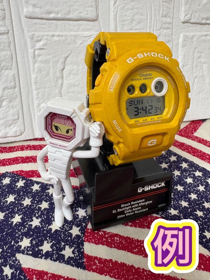 ٩( ᐛ )وG-SHOCKフィギュア&ノベルティ5点セット☆台座欠品(^_-)