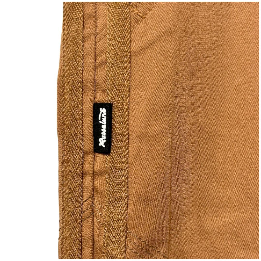 新品 ラッセルノ ゴルフ 2ライン ロングパンツ ブラウン L 5 茶 - メルカリ