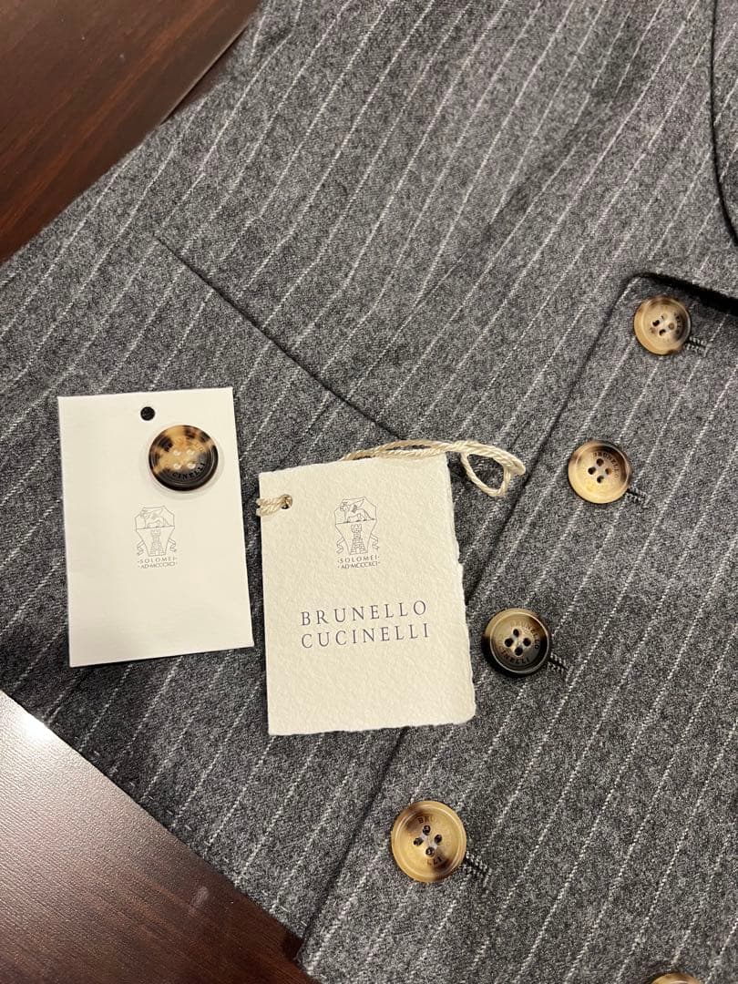 ブルネロクチネリ 46 ダブルジレ ベスト BRUNELLO CUCINELLI - メルカリ