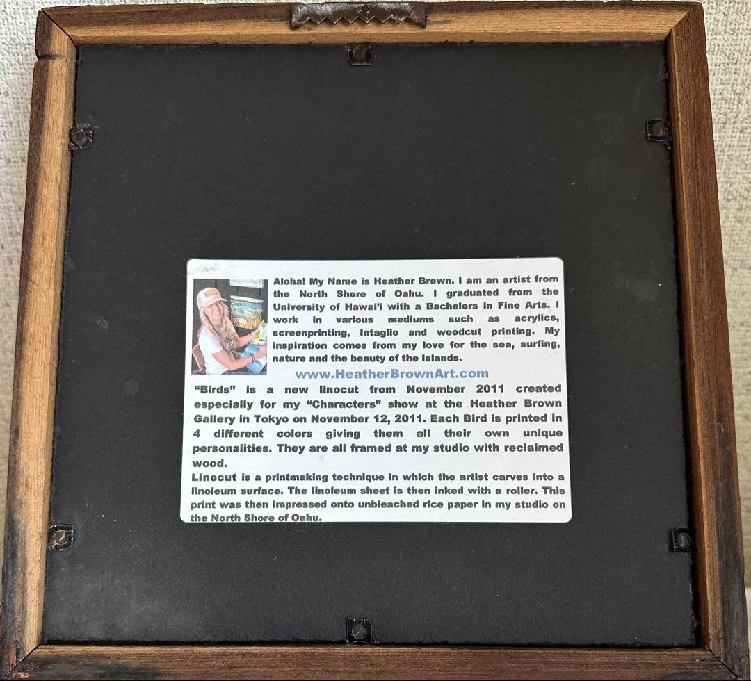 【激レア】ヘザーブラウン《Birds》世界で1つ超レア特別コレクション‼︎