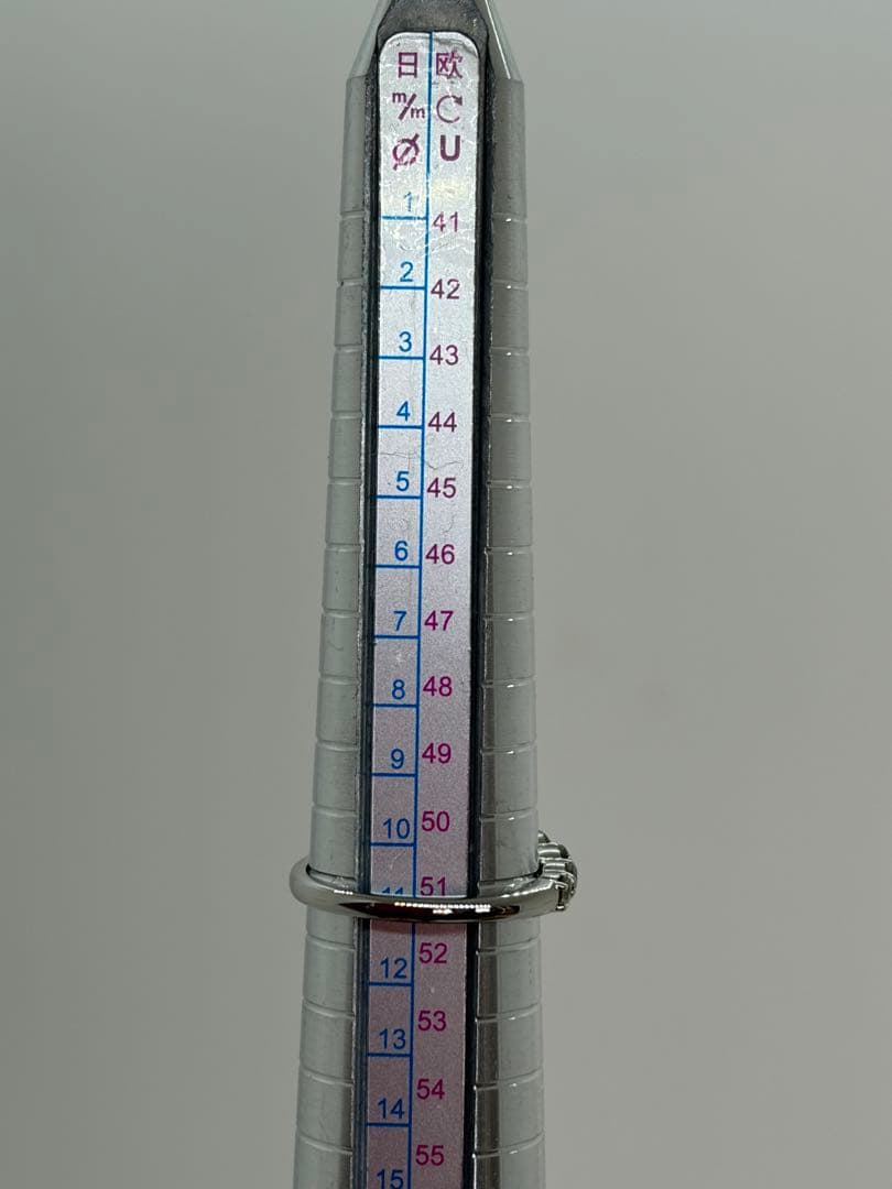 pt950 天然ダイヤモンドリング 1.00ct 11.5号　鑑別書