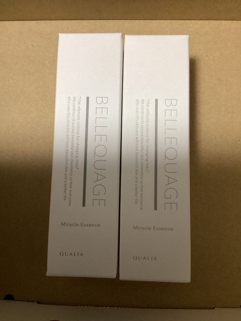 クオリア ベルクアージュ　美容液　2個 ベルクアージュ(BELLEQUAGE)ヒト幹細胞美容液・化粧水・クリーム