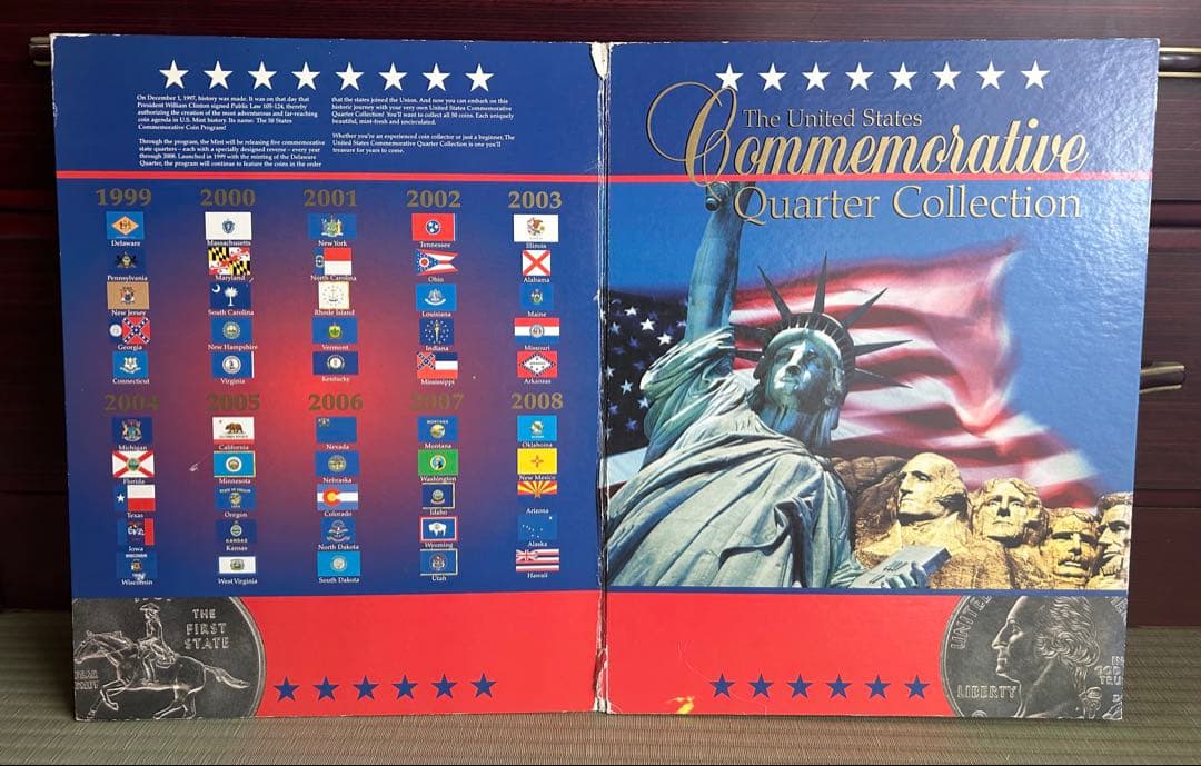 25セントクォーター50州記念アルバムコレクション