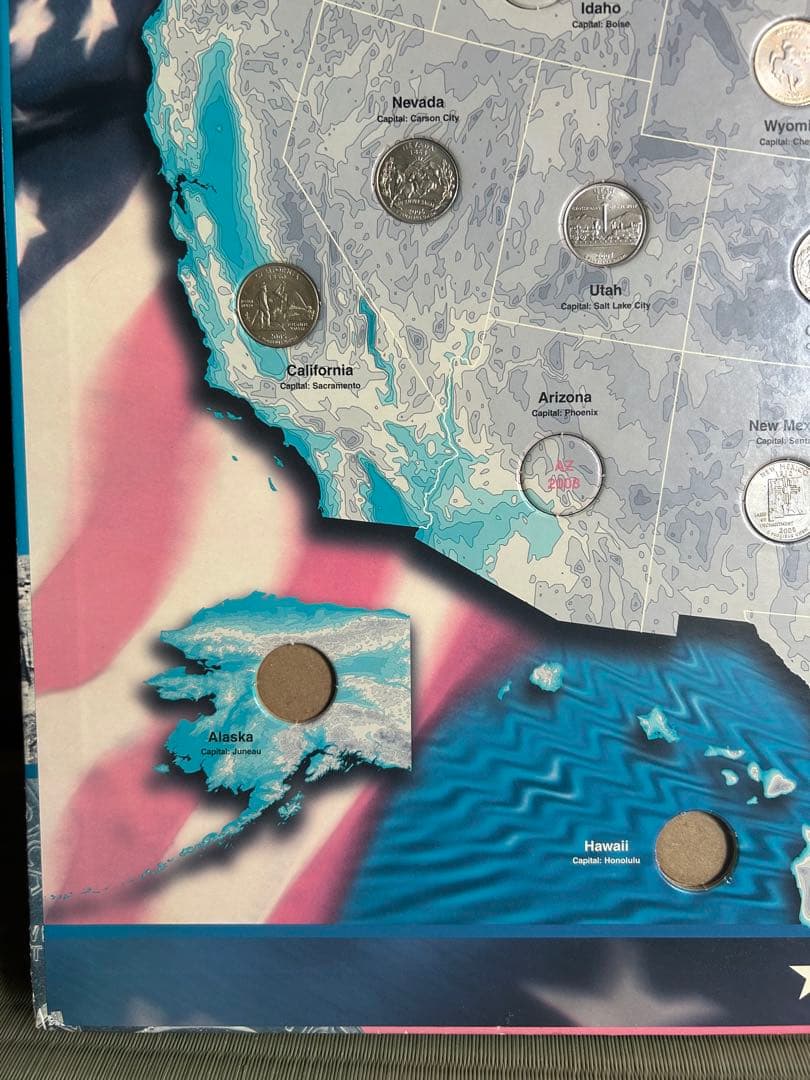 25セントクォーター50州記念アルバムコレクション