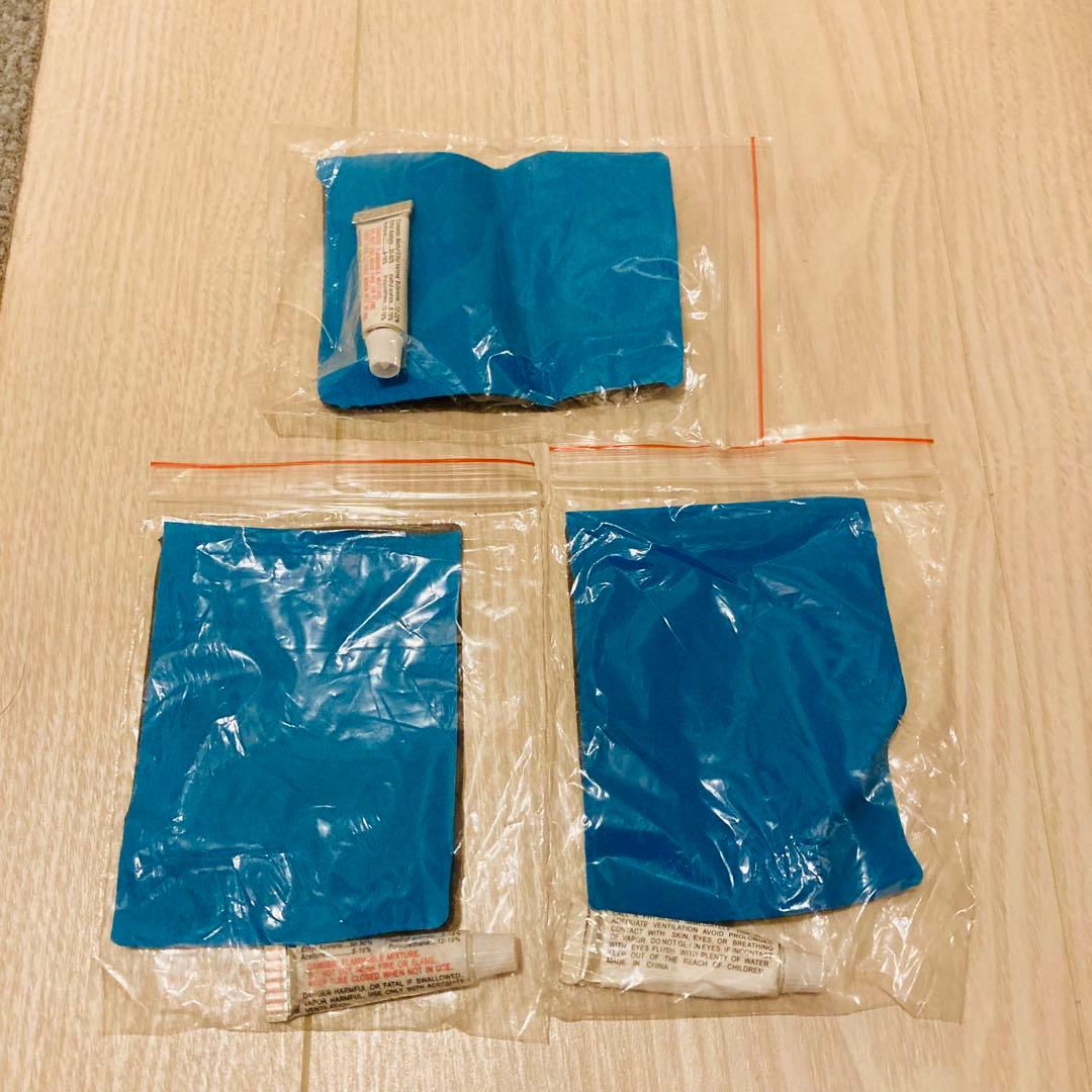 美品]LOGOS インフレーターマット ソロ 3セット補修キット付き連結可能