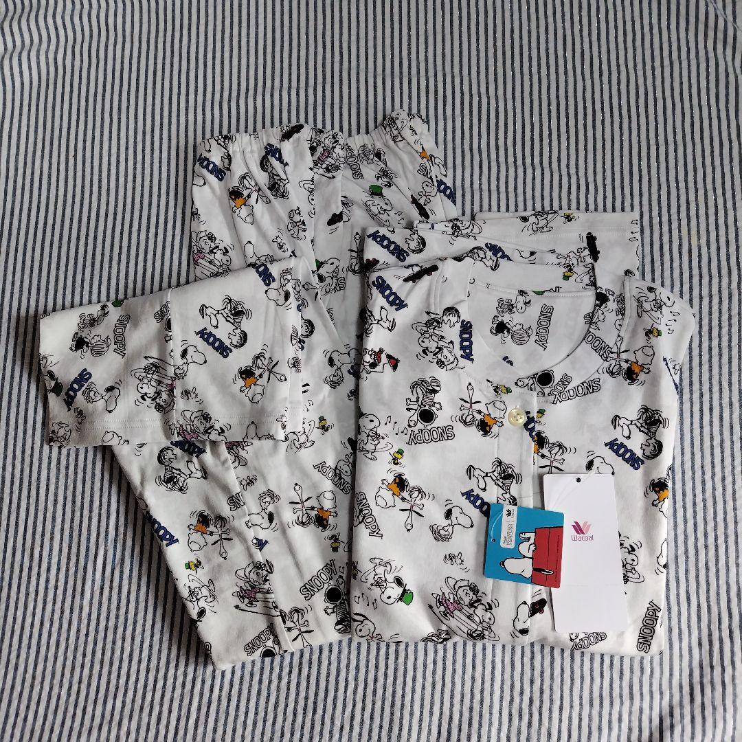 〈新品〉ワコール パジャマ LLサイズ スヌーピー ピーナッツ コットン Wacoal ワコール スヌーピー パジャマ (Mサイズ Lサイズ) リラックス