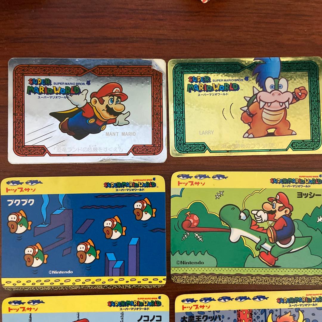 スーパーマリオ バッグガム トップサン カード ドラボン キラ 空箱
