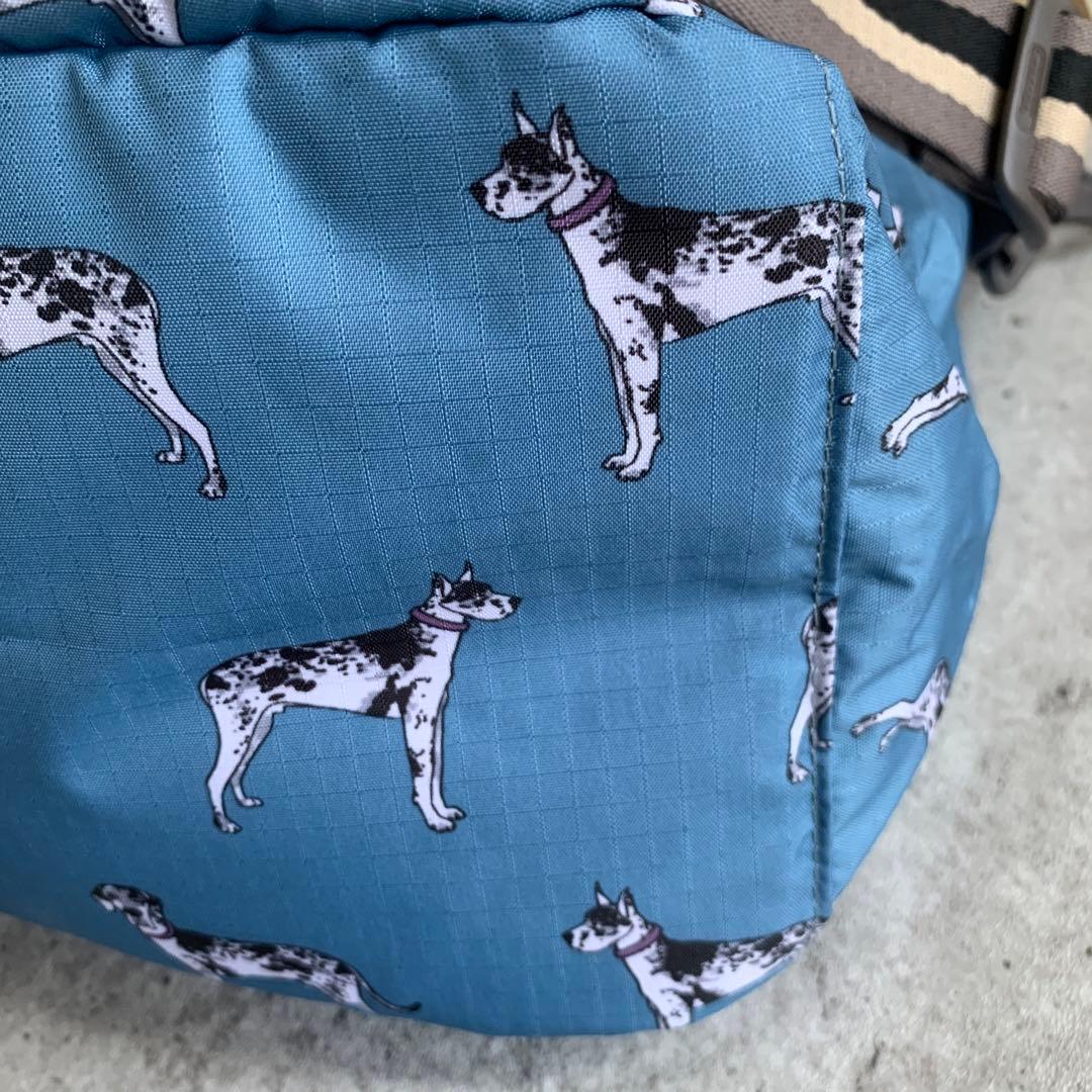 レア 完売品 LeSportsac 犬プリント ボストンバッグ 風間ゆみえ - メルカリ