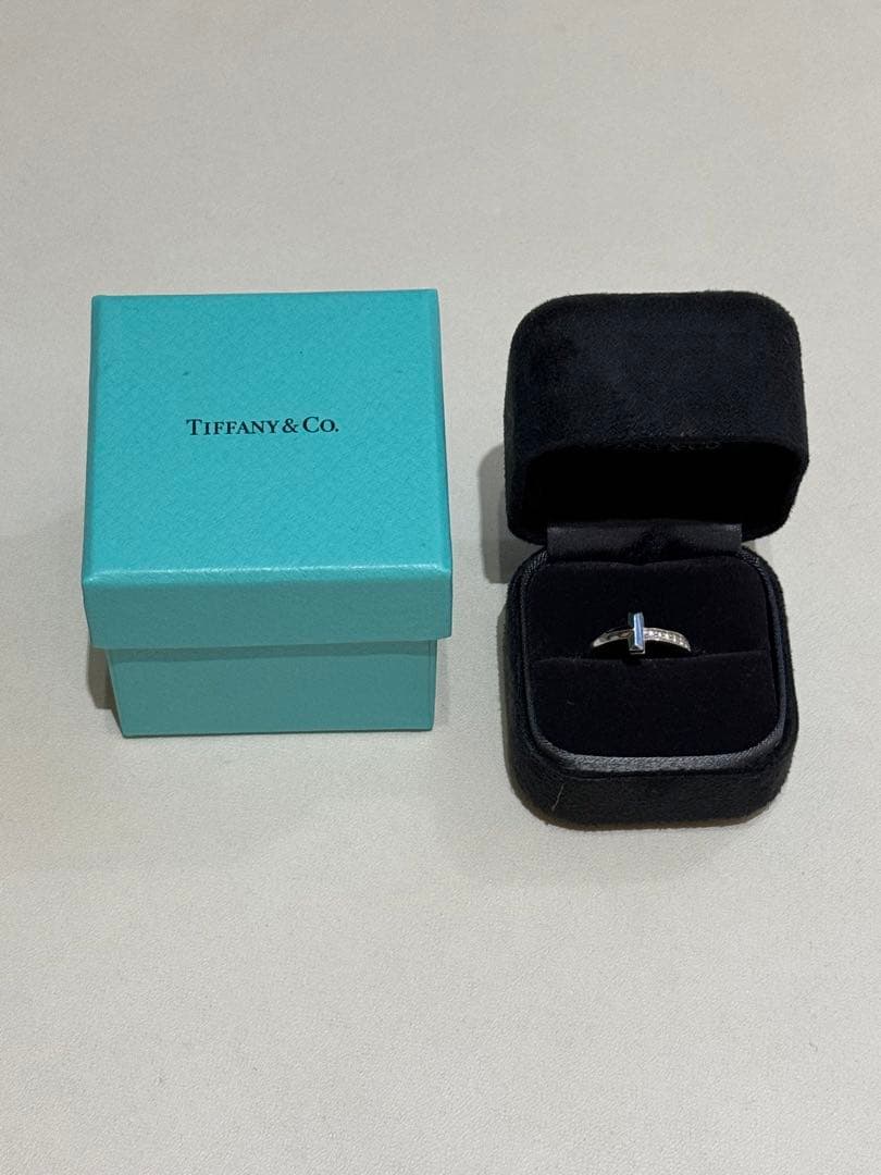 AATiffany & Co. Tワンリング TIFFANY&Co.】ティファニー Tワン リング・指輪 8号 – NISHIKINO