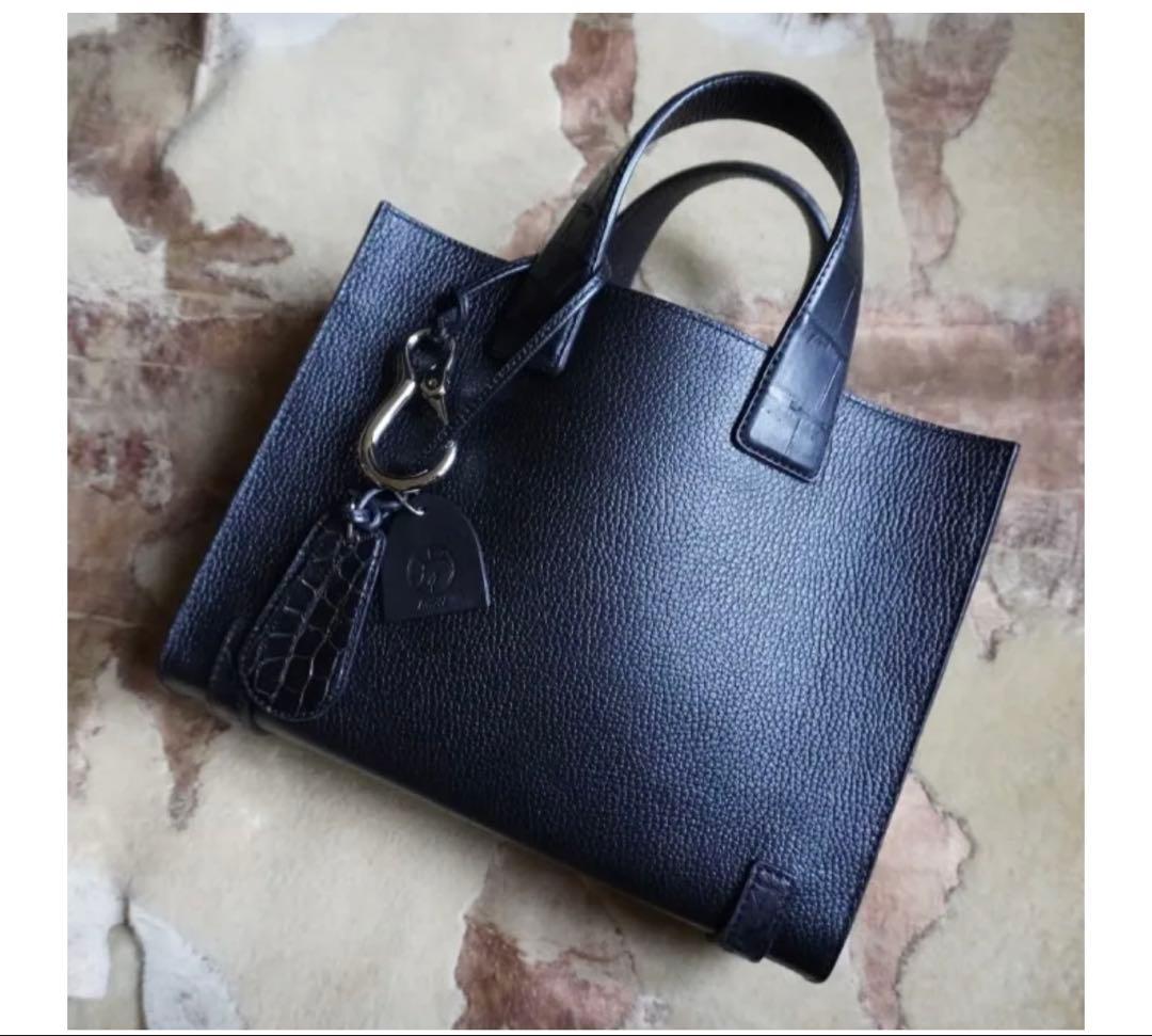 馬車道今井　「クロコちょい持ちバッグ」 アンルームモデル クロコちょい持ちバッグ」 アンルームモデル