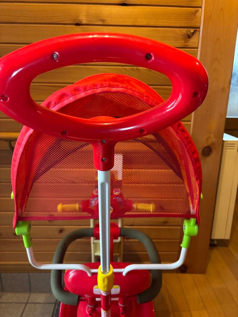 【超美品】アンパンマン デラックス2 三輪車