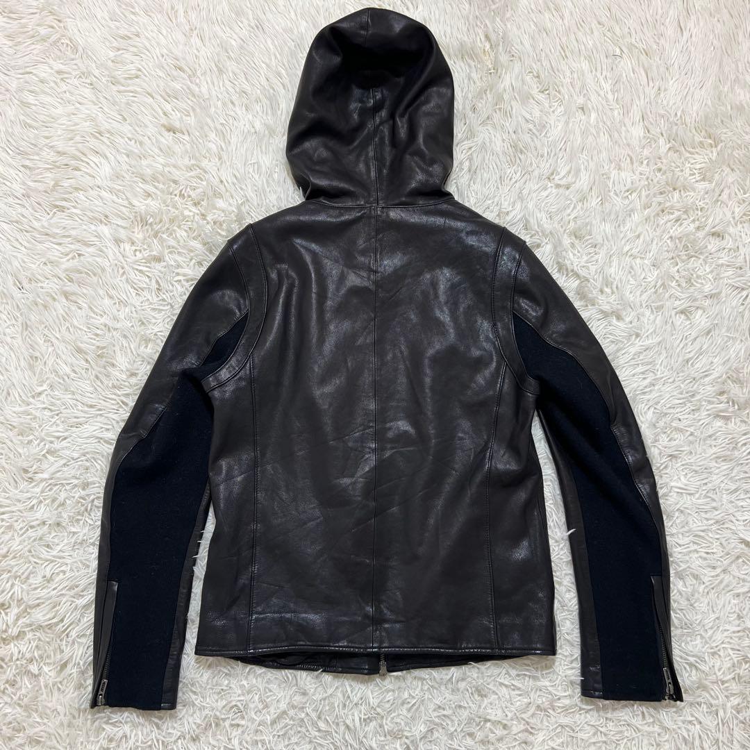 希少XL】DOMENICO+SAVIOレザージャケット 亀梨着用 本革 フード - メルカリ