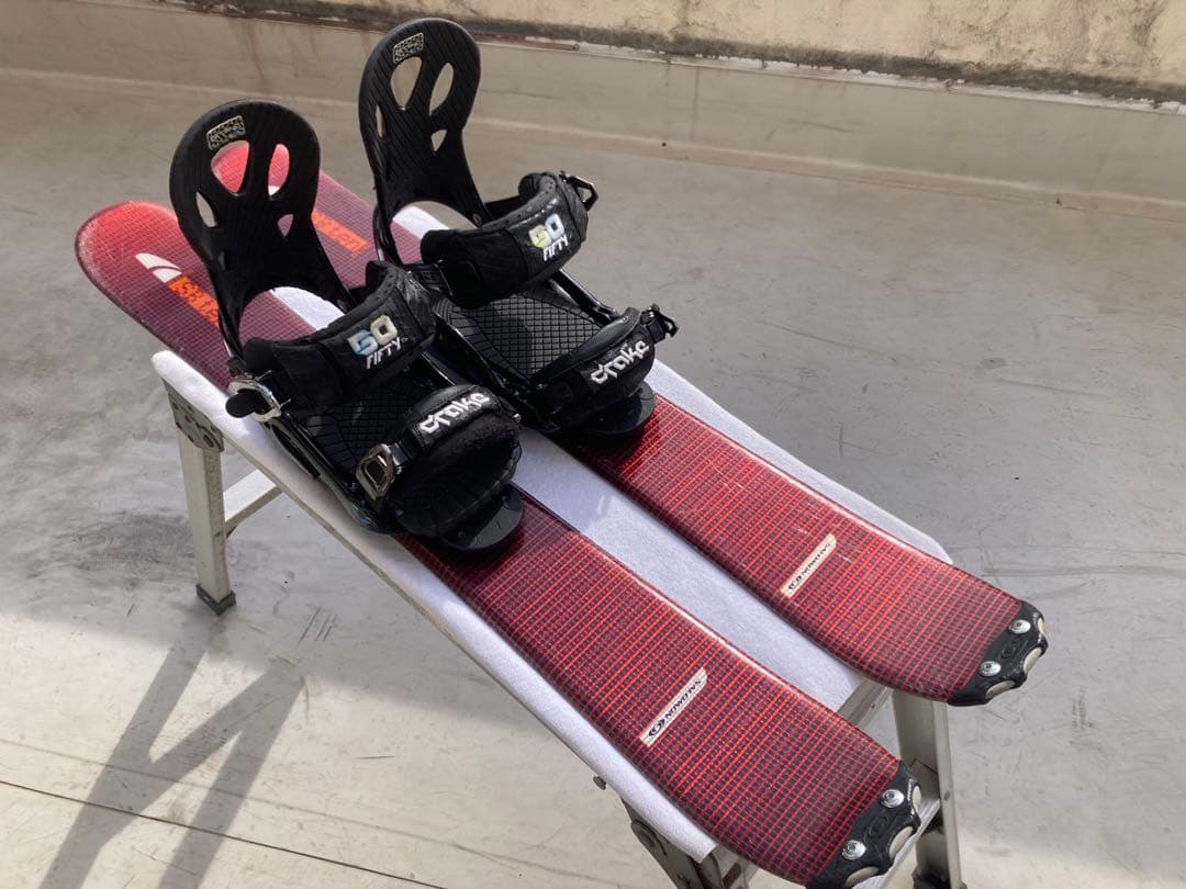 ショート(ファン)スキー　スノーボード　ブーツ用SALOMON×DRAKE 赤 ショート(ファン)スキー スノーボード ブーツ用SALOMON×DRAKE 赤