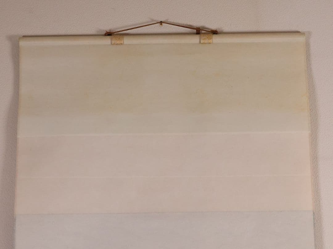 【真作】日本画 大谷園泉 鯉図 絹本 掛軸 双鯉 MB119