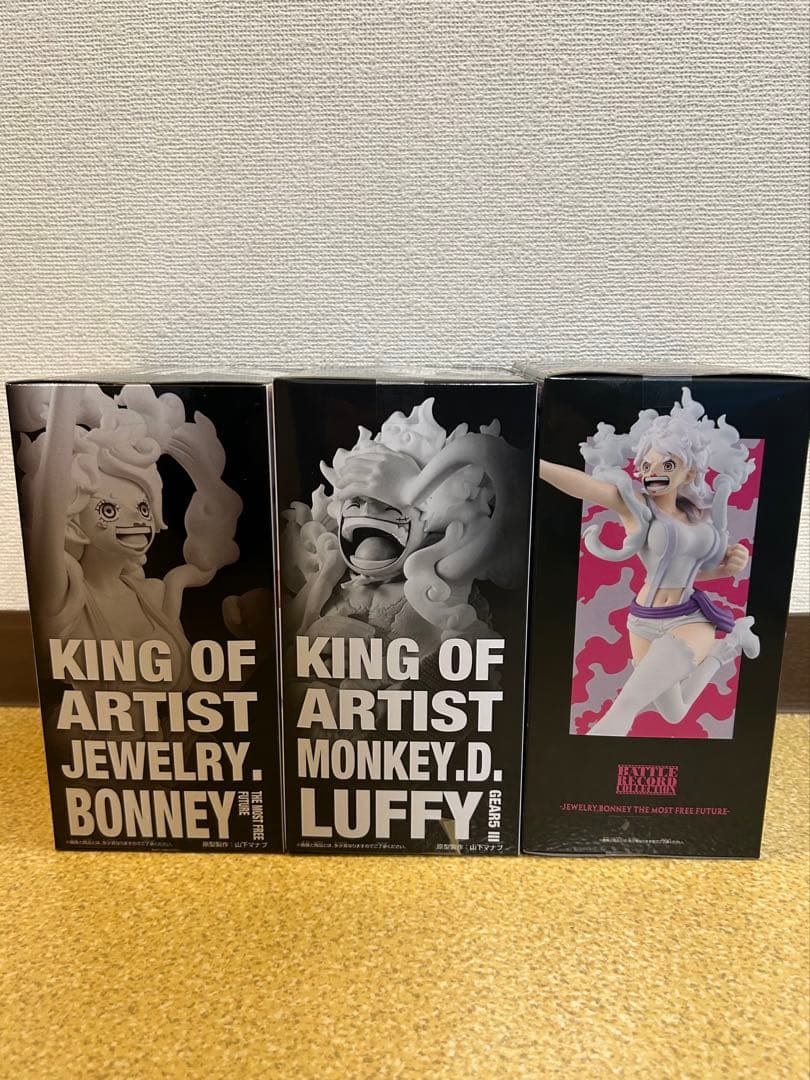 ワンピース KING OF ARTIST ルフィ・ボニー 他・ボニー3体セット