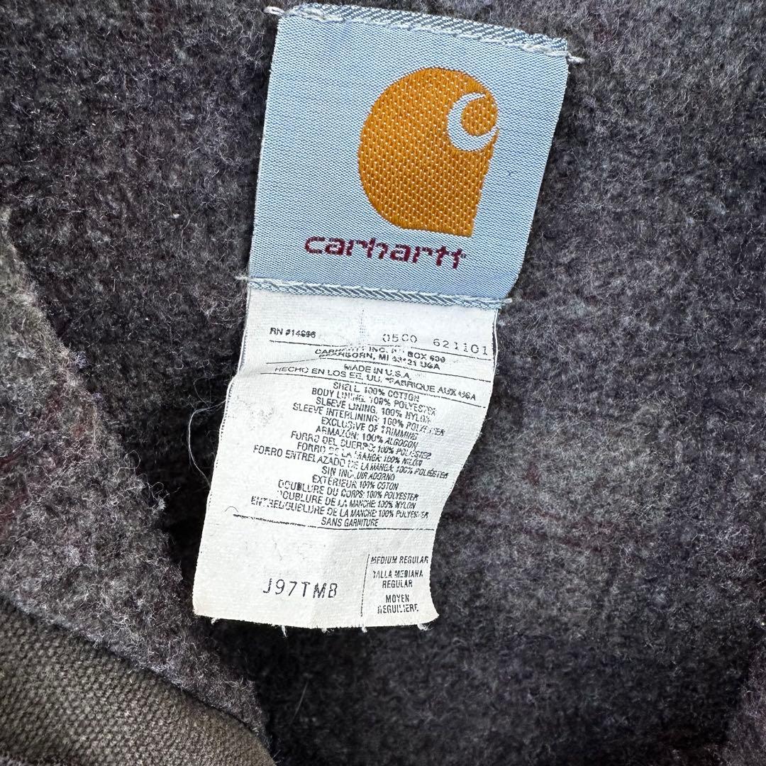 超希少 usa製 カーハート デトロイトジャケット ビッグ革パッチ