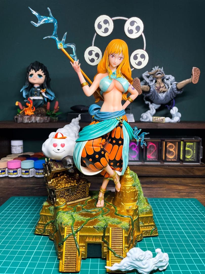 ONE PIECE エネルコス ナミ フィギュア ガレージキット - メルカリ