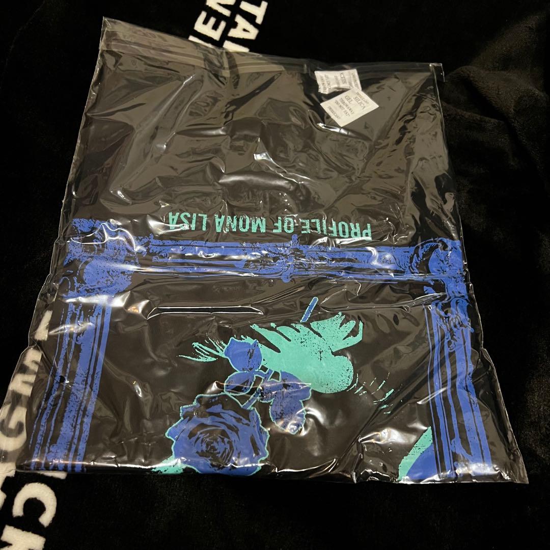 Ado アド ファッショナブル「モナ・リザの横顔」Tシャツ-d XXL