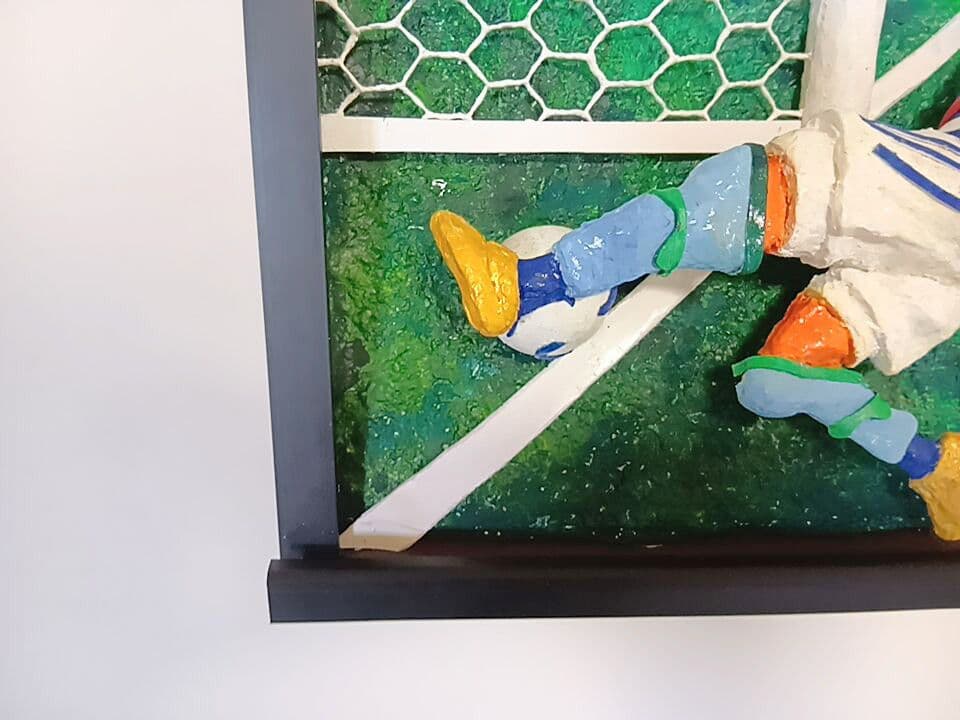 現代アートの「三笘の1mm」（3D painting）