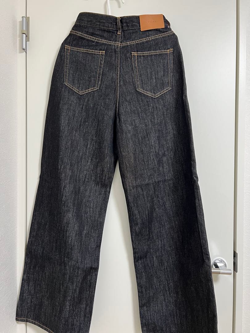 Suzu Hirose×CLANE TUCK WIDE DENIM PANTS