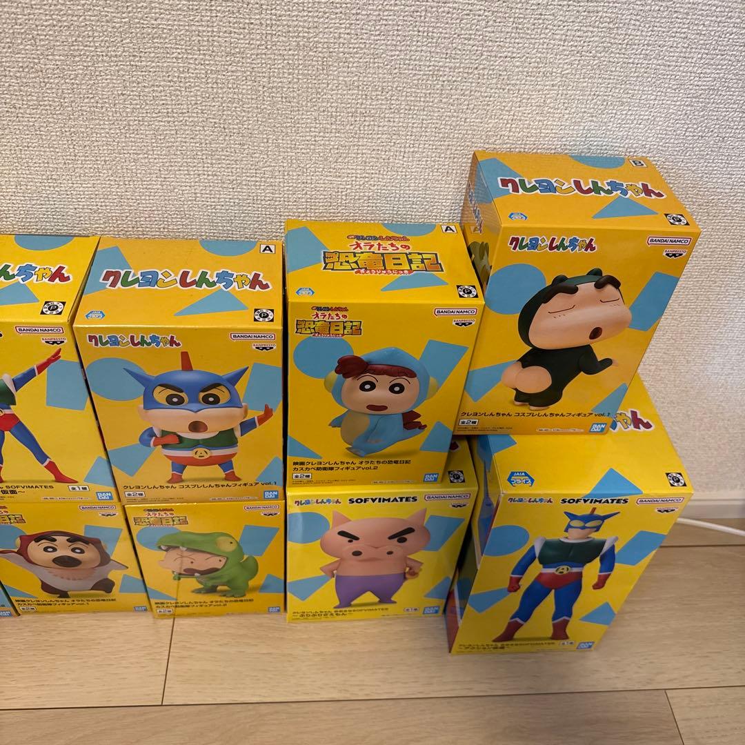 クレヨンしんちゃん　フィギュア　ソフビ　まとめ売り