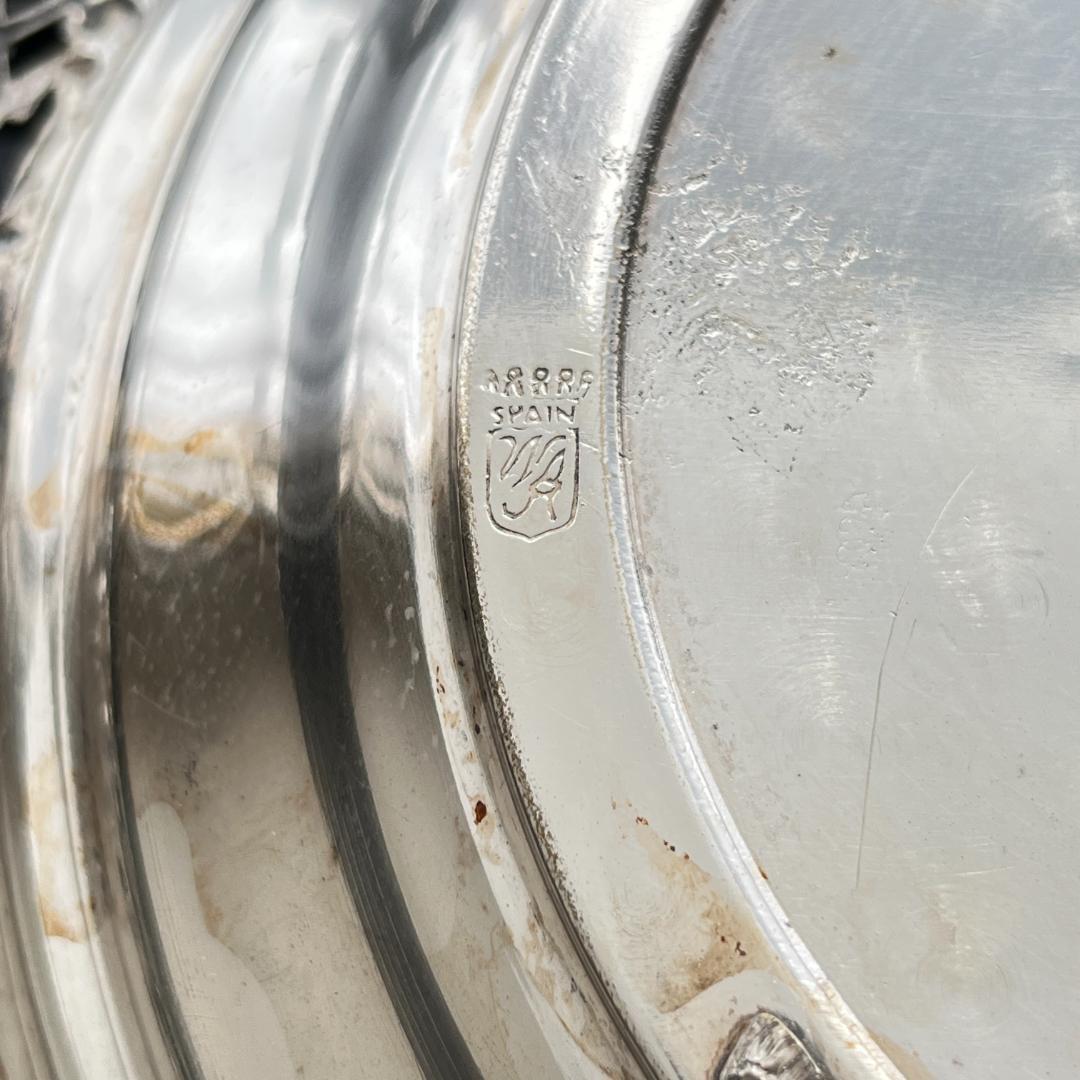 SPAIN】チュラブの戯れるセンターピース 35cm【シルバープレート