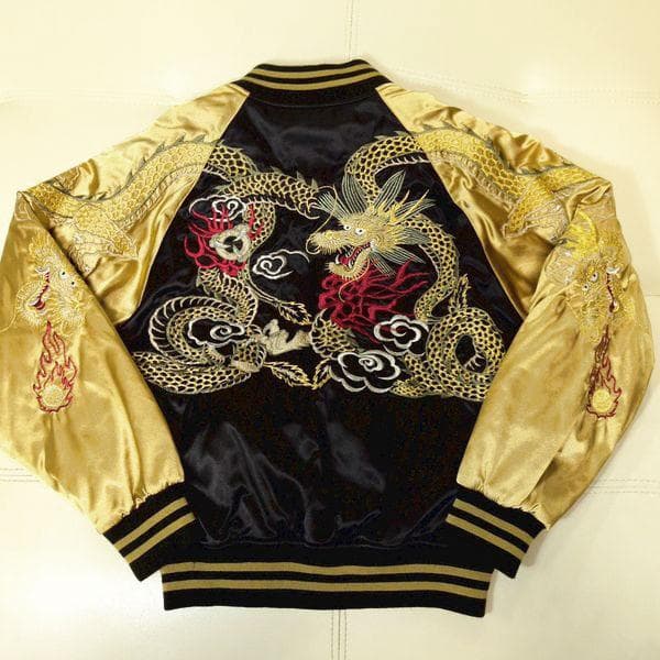 ホシヒメ 星姫 スカジャン 五匹龍 フリー M位か 日本製 hoshihime