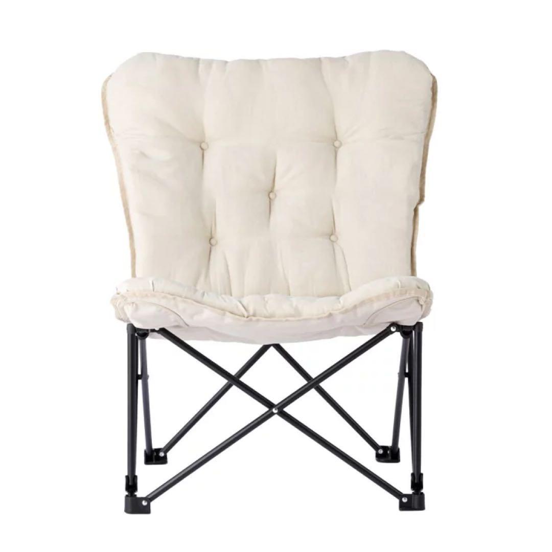 ニトリ 洗える＆はっ水 バタフライチェア ハイバック 折りたたみ