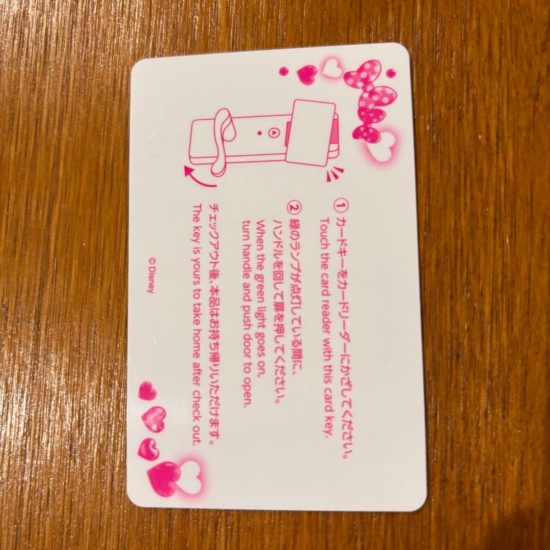 ミニー・マウス ★ポスカード★ルームキーケース