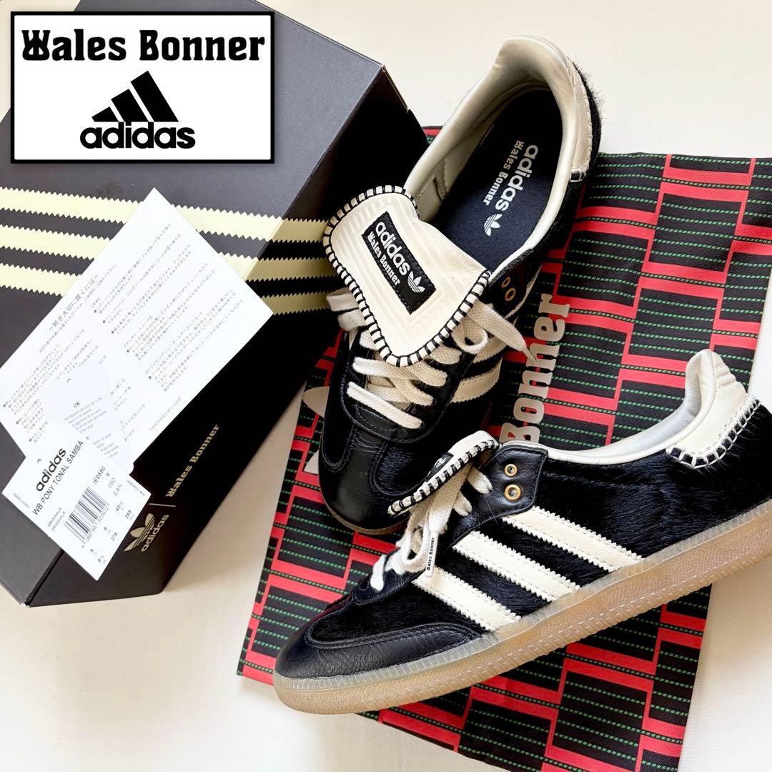 正規☆美品】Wales Bonner × adidas Samba Black - メルカリ