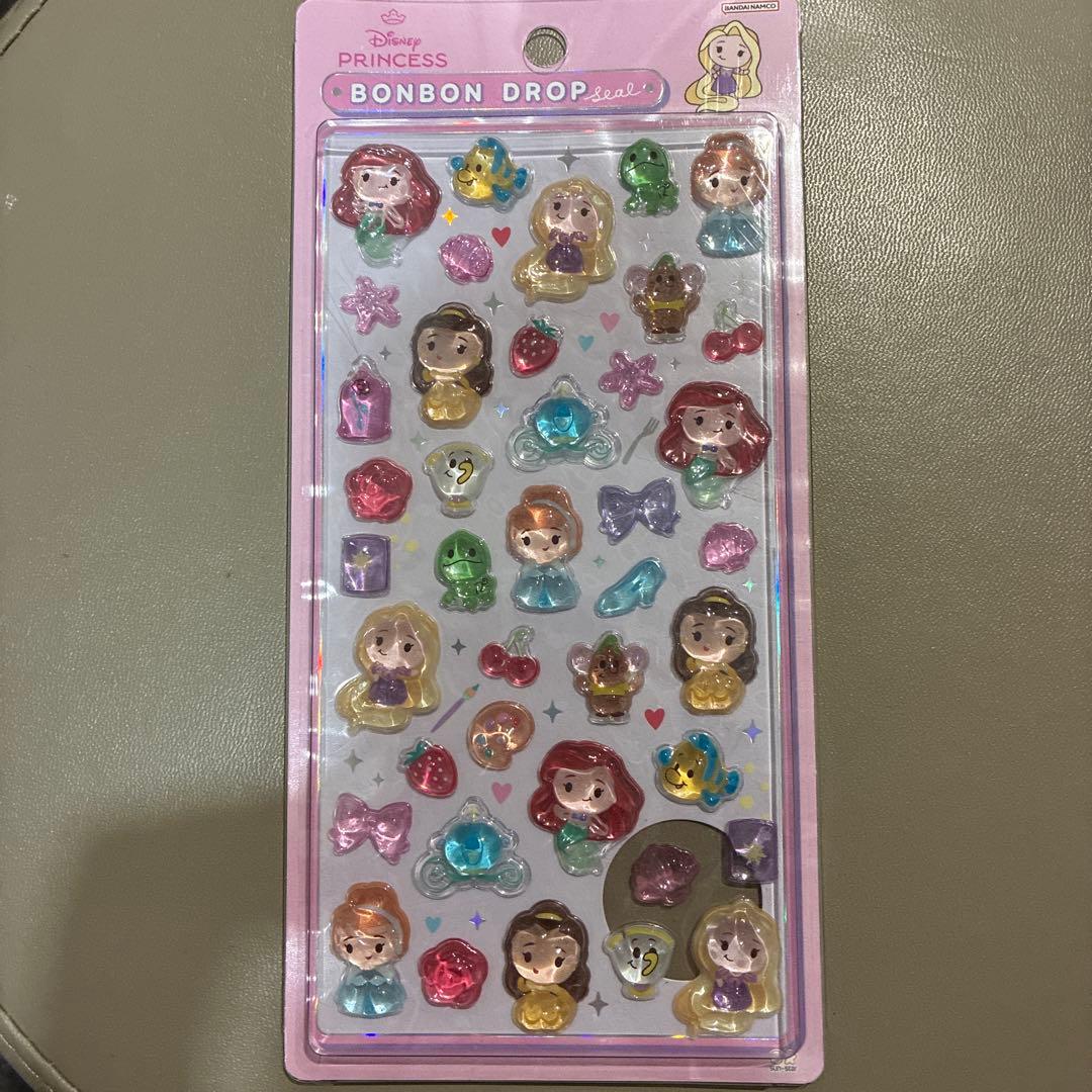 ボンボンドロップシール ディズニー クラシック プリンセス 2枚セット