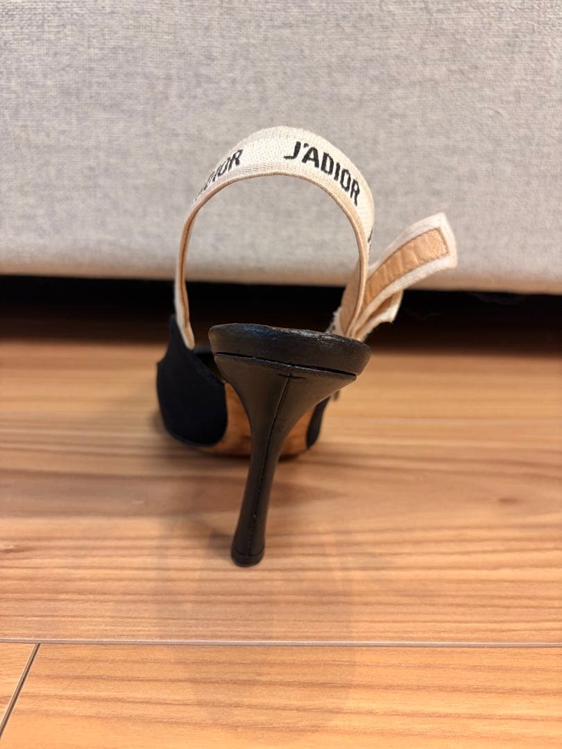 DIOR ディオール J'ADIOR スリングバック パンプス ブラック35.5