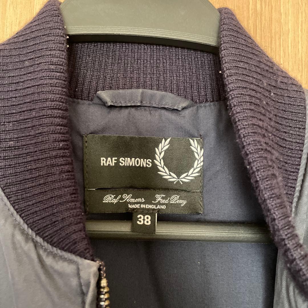 S*A様 ラフシモンズ Fred Perry ブルゾンジャケット MA-1 フェ - メルカリ