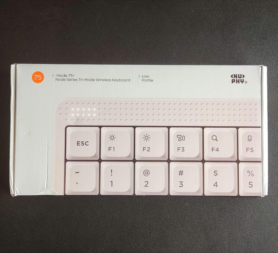 Nuphy Node 75 Lunar White 赤軸 Red Nano - メルカリ