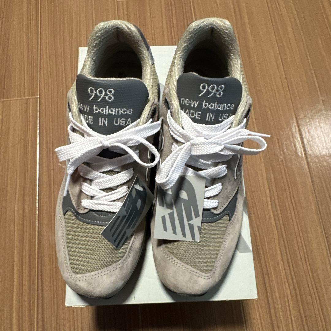 新品タグ付きNew Balance 998 27センチ、スニーカー グレー - メルカリ