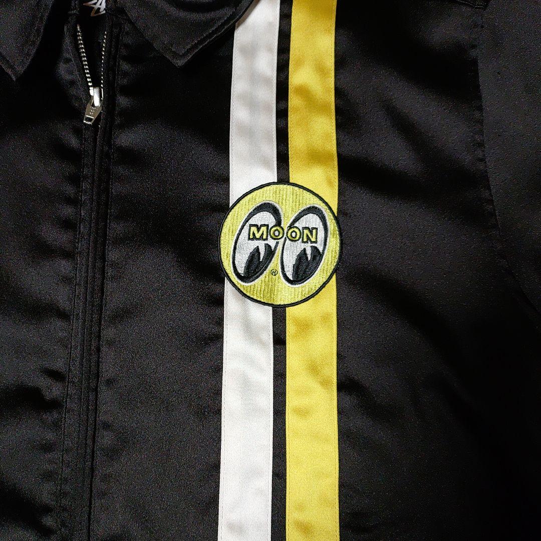 ステューシーMOONEYESコラボレーシングスカジャン - メルカリ