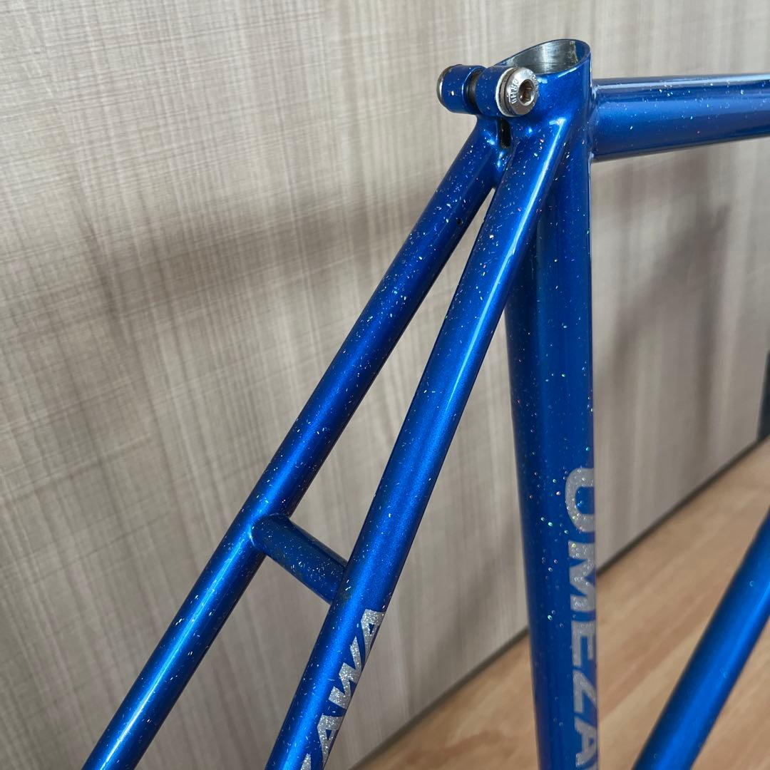 競輪NJS認定】UMEZAWAフレーム 49cm Hattaヘッド&BB付き - メルカリ