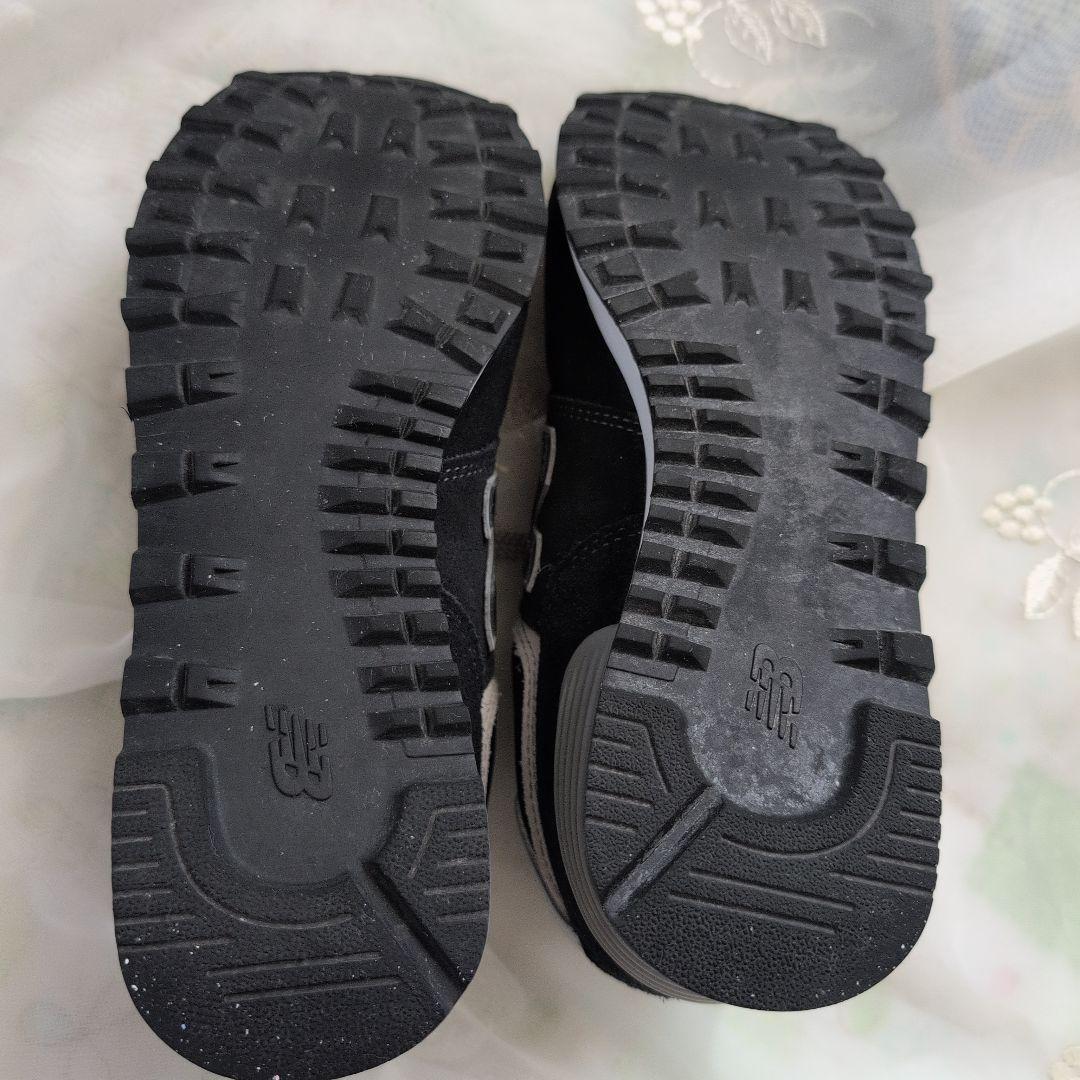 New Balance 574 ブラック 23.5cm