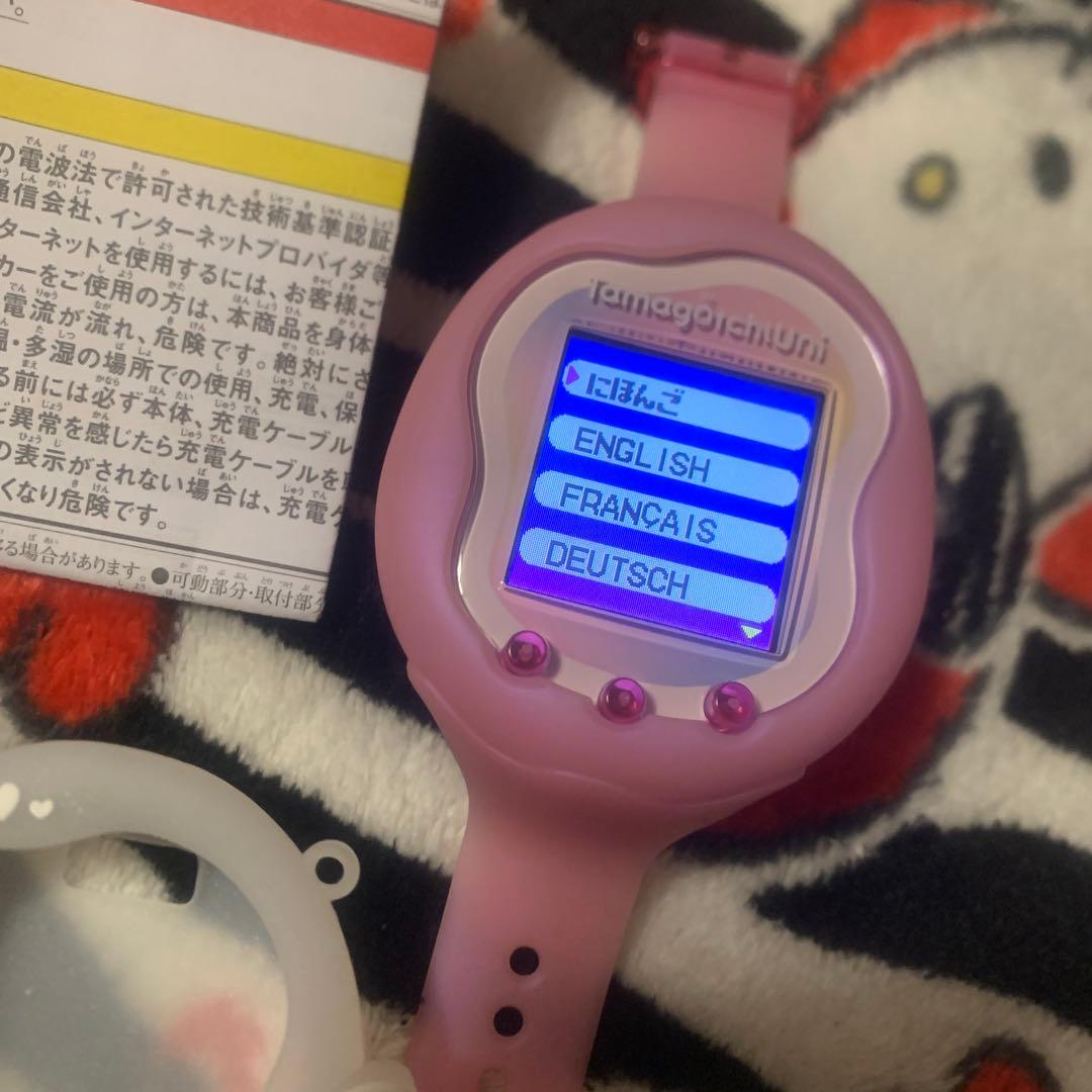 の*の様 BANDAI ☆ たまごっちユニ オーロラピンク