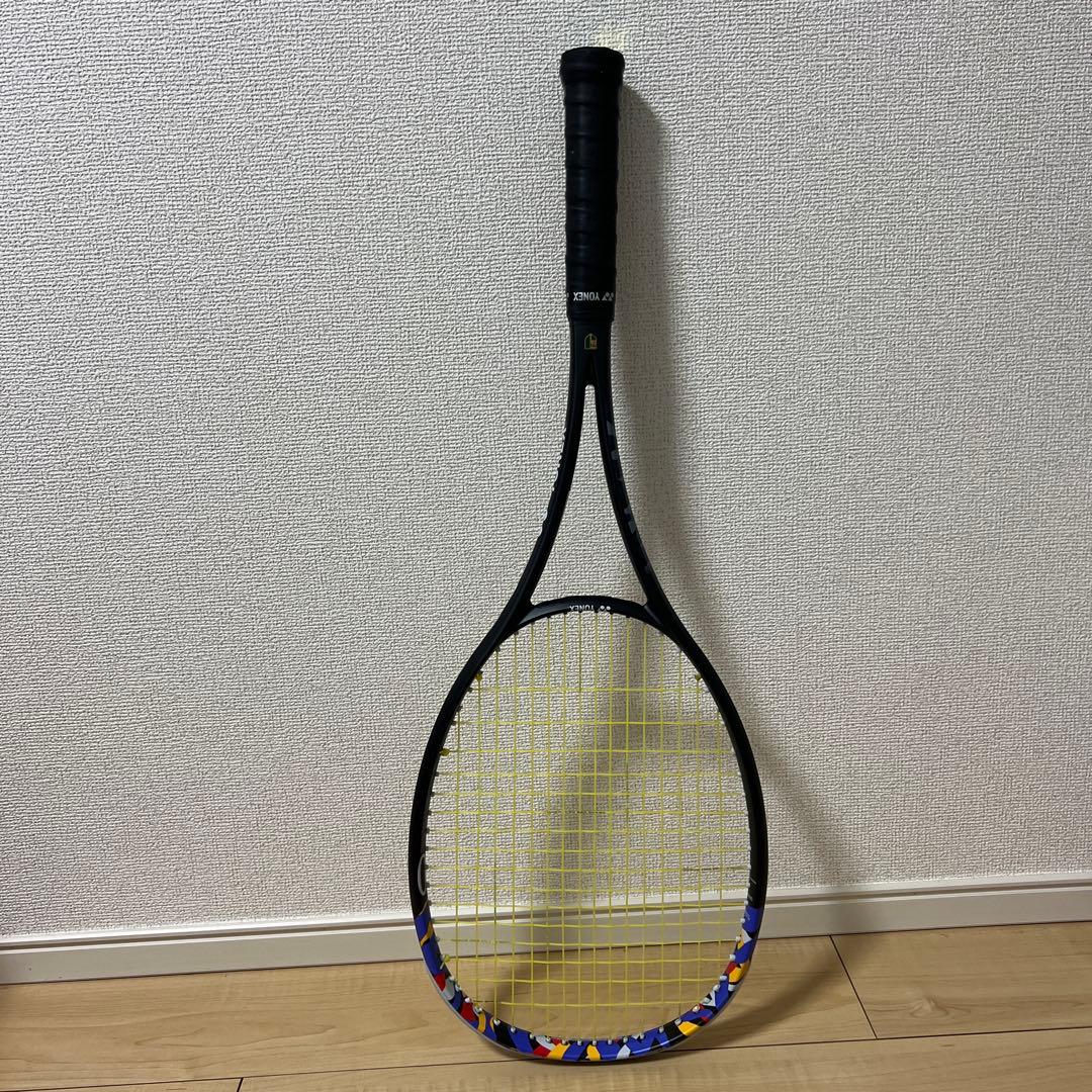 ヨネックス　新型ジオブレイク50V UXL1 ソフトテニスラケット ジオブレイク50V（フレームのみ・ライムイエロー