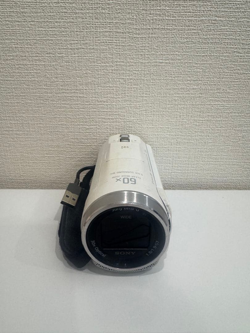 SONY HDR-CX680 ホワイト 60倍ズーム　ジャンク品 SONY ソニー ビデオカメラ Handycam HDR-CX680 ホワイト 内蔵メモリー