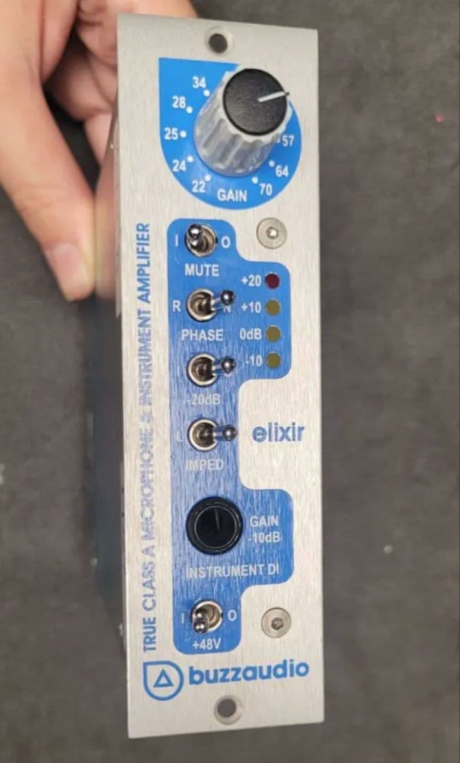 Buzz Audio elixir マイクプリアンプ Elixir 500 Series Mic Preamp - Buzz Audio