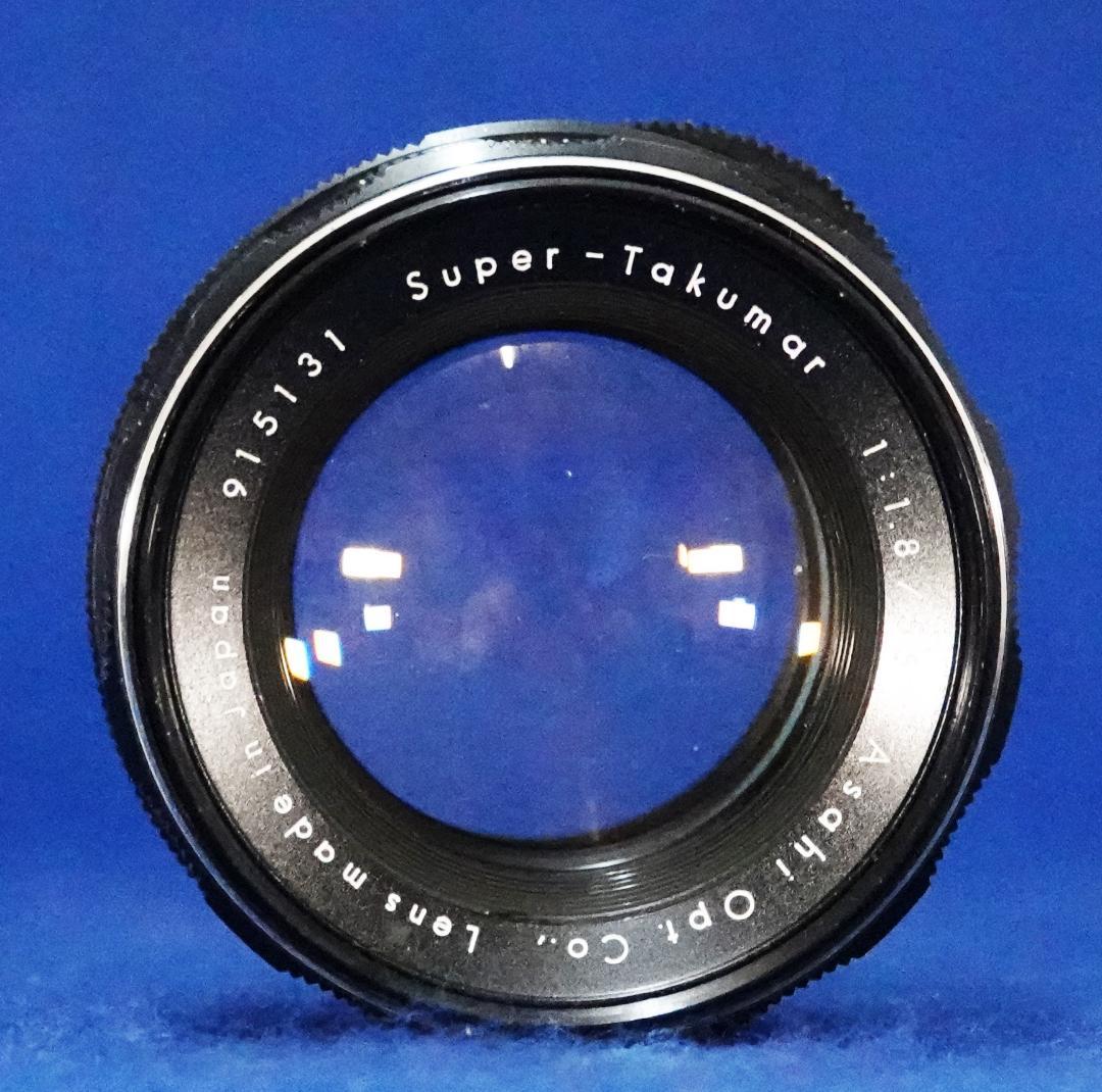 915131　極上美品フレア有　前期型Super-Takumar　F1.8/55
