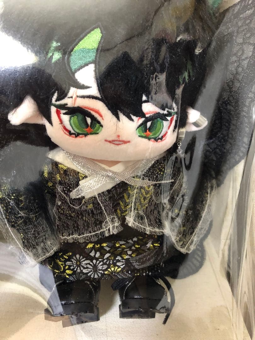 激レア　天使 & 悪魔　上質ぬいぐるみ　ペア2体　本体+衣装　羽根取り外し可能