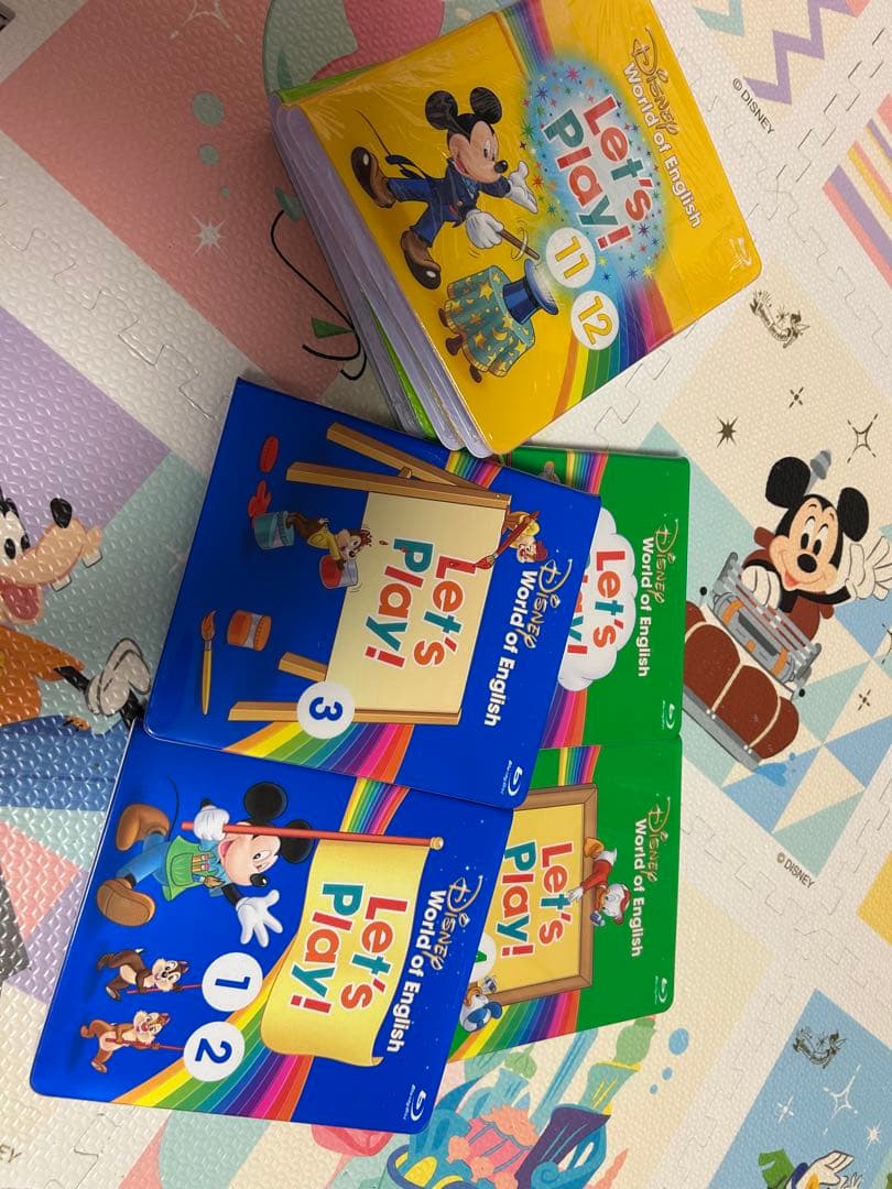 DWE Let's Play! ブルーレイディスク 1～12 DWE 2022年頃 最新 レッツプレイセット Blu-ray ワールドファミリー