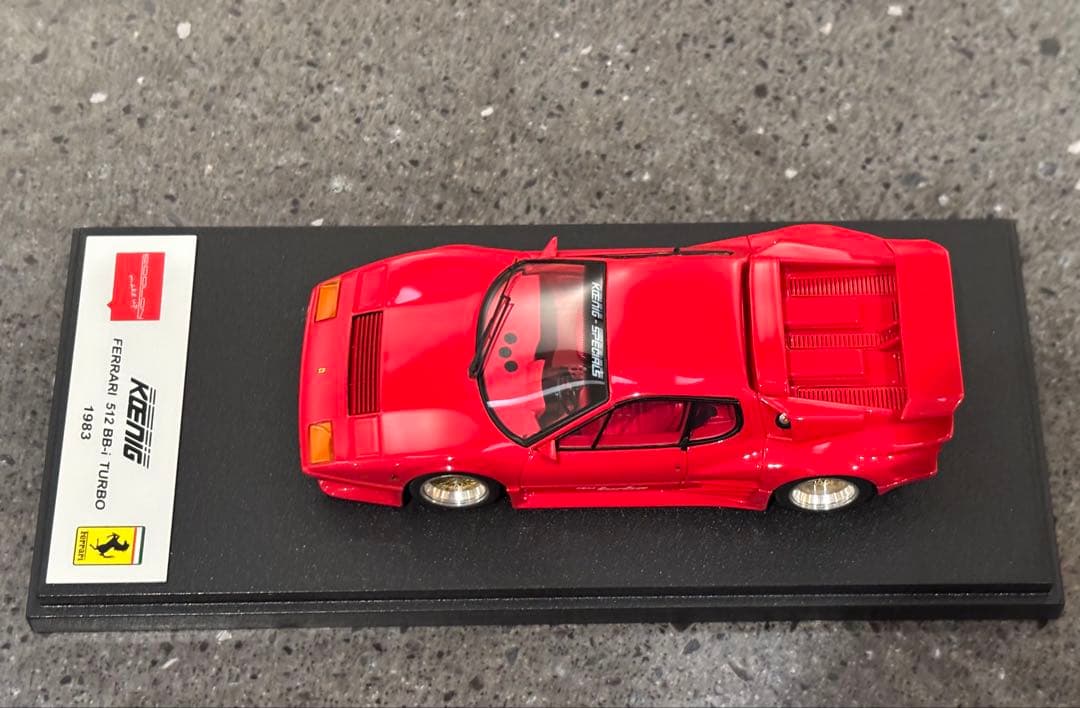 フェラーリ512BBケーニッヒ　１／43 アイドロン　メイクアップ